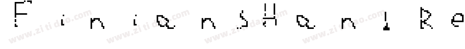 FiniansHand Regular字体转换